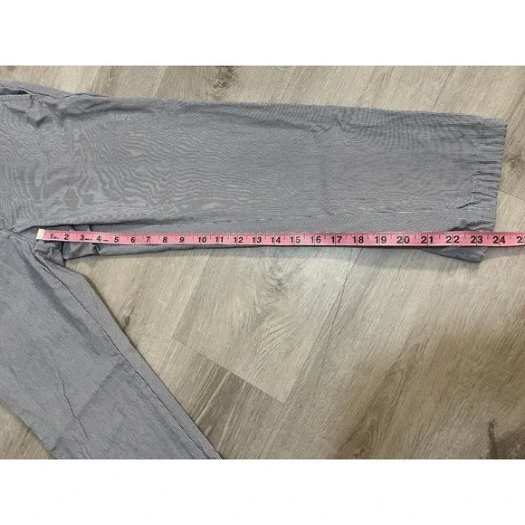 Abercrombie Fitch Pants Striped Khaki Straight Leg W 28 Waist 30 Length - Picture 6 of 7